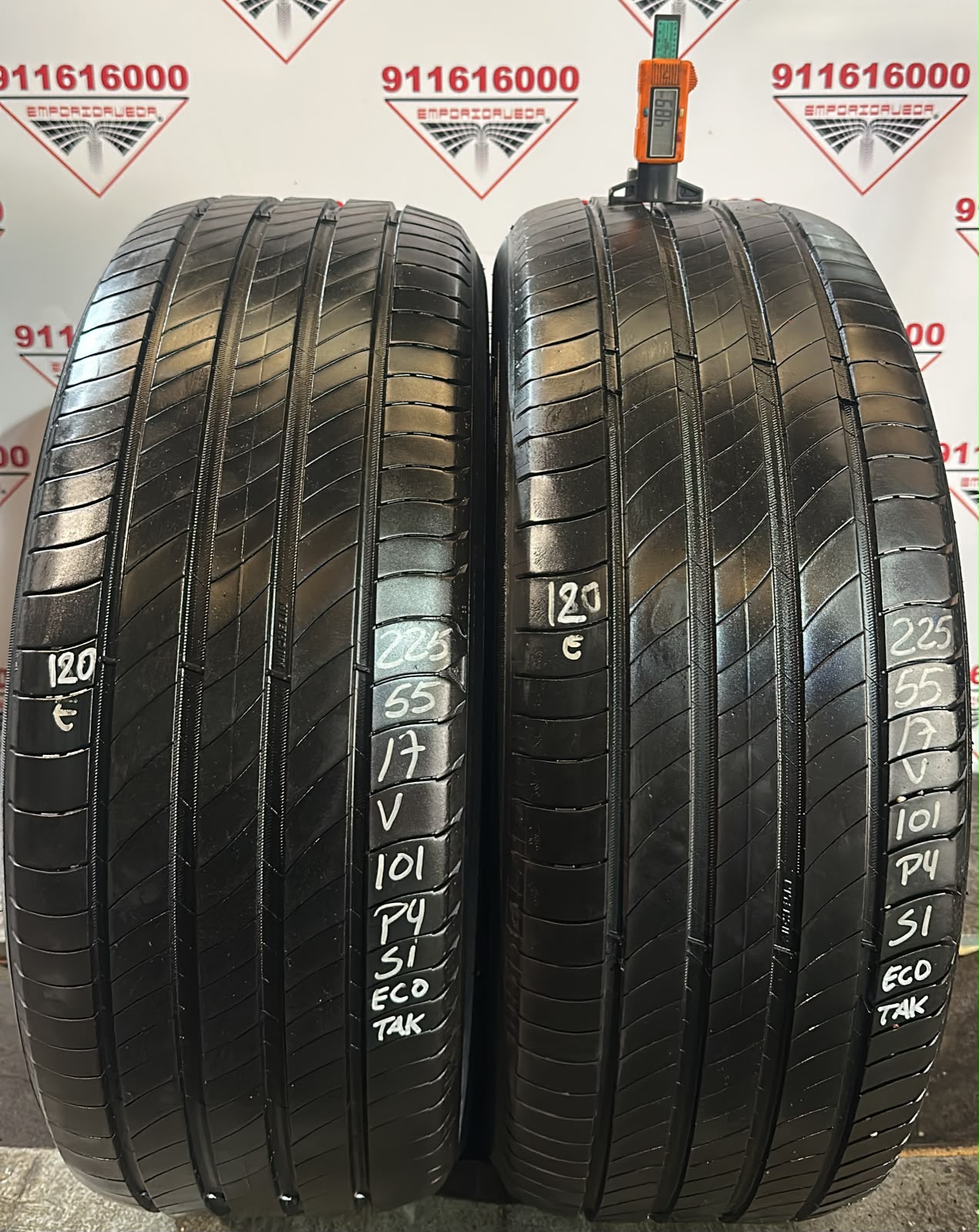 MICHELIN PRIMACY 4 USADO ECONOMICO  225/55 R17 101 V